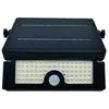 GSC Spot solaire led Cela avec détecteur de mouvement et crépusculaire 6W 3000 - 4000 - 6000K IP54 Noir