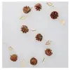 GSC Guirlande LED d'étoiles, pommes de pin et arbres 1M Lumière chaude