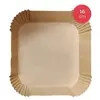 GSC Papier pour friteuse à air carré 16x16cm (Pack de 100 unités)