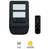 GSC Lampadaire solaire LED Buat avec capteur de mouvement et de crépuscule 7W 4000K IP65