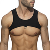 Harnais en tissu Ring Plain Noir noir XL/XXL