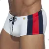 Boxer de bain STRIPES BASIC SUNGA Blanc blanc S
