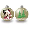 ARDITEX Kerstbal Mickey Mouse Happy smiles 10 Stuks Rood Plastic (Ø 6 cm)