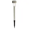 Lampe solaire de jardin en acier inoxydable 1 led 5x23cm 28615 Ibergarden