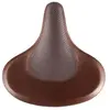Velo Selle de vélo rétro avec ressort à vis - Motif à carreaux - Marron