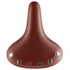 Selle de vélo cruiser en cuir marron avec rivets vintage - VELO VL8114
