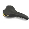 Selle de vélo TrimFlexProX - VELO - pour homme - double densité - zone découpée - noir
