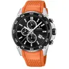 Montre - FESTINA - Résine Orange - Quartz - Analogique - Etanche 10 ATM