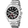 Montre Chronographe Homme FESTINA - Cadran Noir/Bracelet Acier Inoxyda...