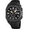 LOTUS Montre Chrono Boîtier Fibre Carbone Bracelet Noir