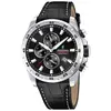 Montre - FESTINA - Montre Festina chrono cuir noir - Cuir - Étanchéité...