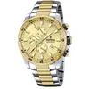 Montre - FESTINA - Chrono Acier Bicolore - Étanche 100m - Verre Minéral - 45mm