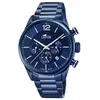 Lotus, Montre, Chronographe, Bleu, (Chronographe, 43 mm)