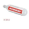 Cartouche CO2 Massi 10 U - blanc - 16 g