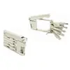 Massi Plat Clé Multi-Outils Sports et Plein air, Gris, 12 Funciones