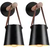Wottes - Applique Murale Créative Moderne Lampe Murale Abat-jour en Bo...
