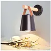 WOTTES Applique Murale Créative Moderne Métal Luminaires Lampe Murale Interieur E27 pour Chambre Chevet Salon Café Noir