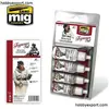 AMMO MIG 7020 Winter Uniforms - Acryl Set Verf set