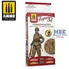 AMMO MIG 7042 Erbsenmuster Pea Dot Camouflage Figures - Acryl Set Verf...