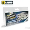 AMMO MIG Hobbyverf - MIG 7300 Drybrush Set - Grey Colors Verf set - 4x...