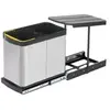Emuca Poubelle De Recyclage 8131765 2x12l