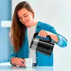 Black+Decker - Bouilloire Électrique BXKE2206E 2200W Capacité 1,7L 7 Niveaux de Température Verre à Double Paroi Isolante Base Pivotante 360º Arrêt