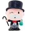 Peluche - BIZAK - DZNR MR. MONOPOLY - Edition Collector - 18 cm - Blanc et Noir