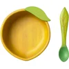Set repas bébé bol et cuillère Lou le citron