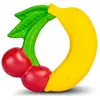 Oli & Carol Anneau de dentition Fruits en caoutchouc naturel