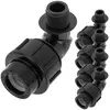 Lot de 5 embouts filetés mâles coudés en polyéthylène 20 mm x 1/2" pour système d'irrigation - Primematik
