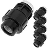 PrimeMatik Lot de 5 embouts filetés femelle polyéthylène 20 mm x 1/2  pour système d'irrigation