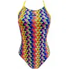 Women’s Bathing Costume Turbo Pro-Racer Tridimension Multicolour