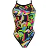 Turbo Geo Abstract Zwempak Veelkleurig 5XL Vrouw