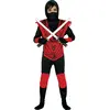 Melon Fiestas Guirca - Kostuum Ninja rood 5-6 jaar