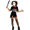 Déguisement Vendredi 13 Femme TM - Noir - Adulte - Intérieur