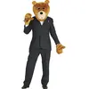 NO NAME Déguisement Ours Adulte - Animaux - Polyester - Marron