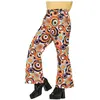 Guirca Pantalon imprimé à pois adulte des années 70 (L)