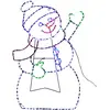 Wellhome Bonhomme De Neige Saluant Avec 246 Leds Et Fonction Minuterie...