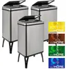 Wellhome Poubelles Intelligentes 40l 3 Unités