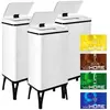 Wellhome Poubelles Intelligentes 50l 3 Unités