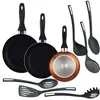 Wellhome Ensemble De Poêles 16/20/24 Cm 3 Pièces