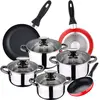 San Ignacio Batterie De Cuisine 16/20/24 Cm Pk3378 8 Pièces Avec Posit...