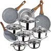 San Ignacio Ensemble De Casseroles Et Poêles Cassel 20/24/26/28 Cm Pk3...