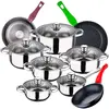 San Ignacio Batterie De Cuisine Cassel 18/22/26 Cm Pk3888 12 Pièces Av...