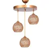 Wellhome - Lampe à toit de 80 cm. Argent, type 3 x et 27 max 45 - 60 w - Argent