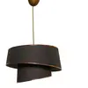 WELL HOME MOBILIARIO & DECORACIÓN Plafonnier 70 cm Or/Anthracite Type E 27
