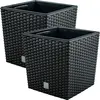 Wellhome 2 Unités De Pots De Temps Avec Un Cubilete Pour La Plantation 64l 40x40x41 Cm