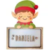 Lampe À Poser Personnalisable - Lutin De Noël