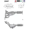AS Catalyseur pour FORD: Fiesta, Ecosport, B-Max (Ref: 20457)