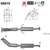 AS Catalyseur pour TOYOTA: Auris (Ref: 69010)